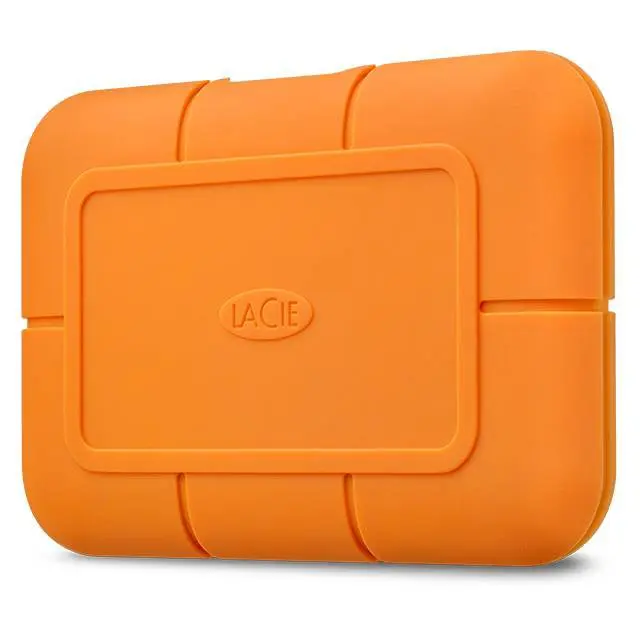 LaCie 4TB Rugged USB-C 2.5 Inch NVMe Orange External Solid State Drive