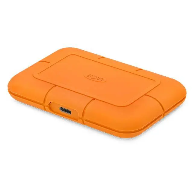 LaCie 4TB Rugged USB-C 2.5 Inch NVMe Orange External Solid State Drive