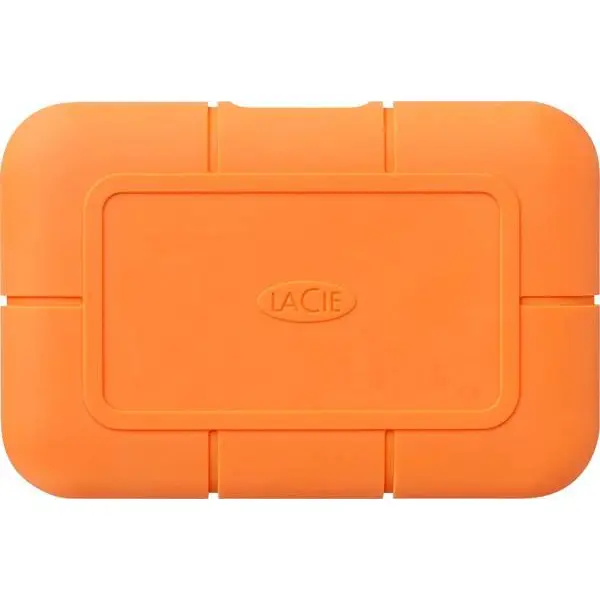 LaCie Rugged 2TB USB C Orange External Solid State Drive