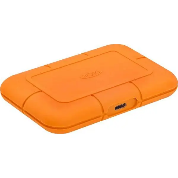 LaCie Rugged 2TB USB C Orange External Solid State Drive