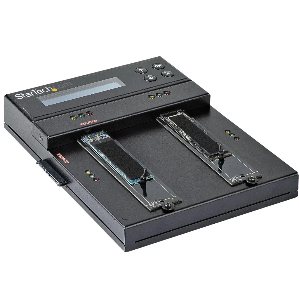 StarTech.com Standalone M.2 SATA and M.2 NVMe Duplicator and Eraser