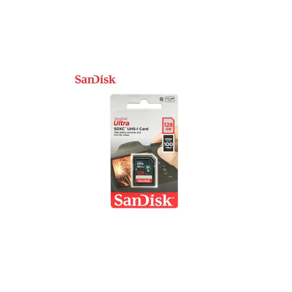 SanDisk 128GB Ultra Class 10 SDXC Memory Card