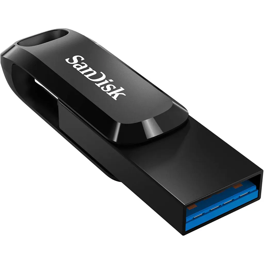 SanDisk 512GB Ultra Dual Drive Go USB C USB A Flash Drive Black