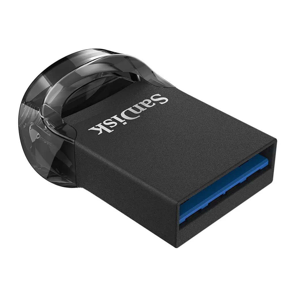 SanDisk Ultra Fit USB3.1 Capless Flash Drive Plug Up to 130Mbs Read Speed