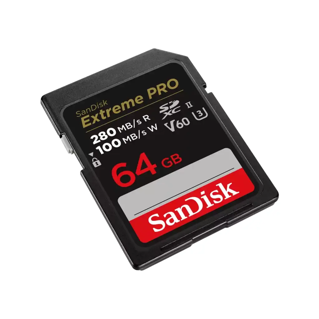 SanDisk Extreme PRO 64GB UHS-II Class 10 Memory Card