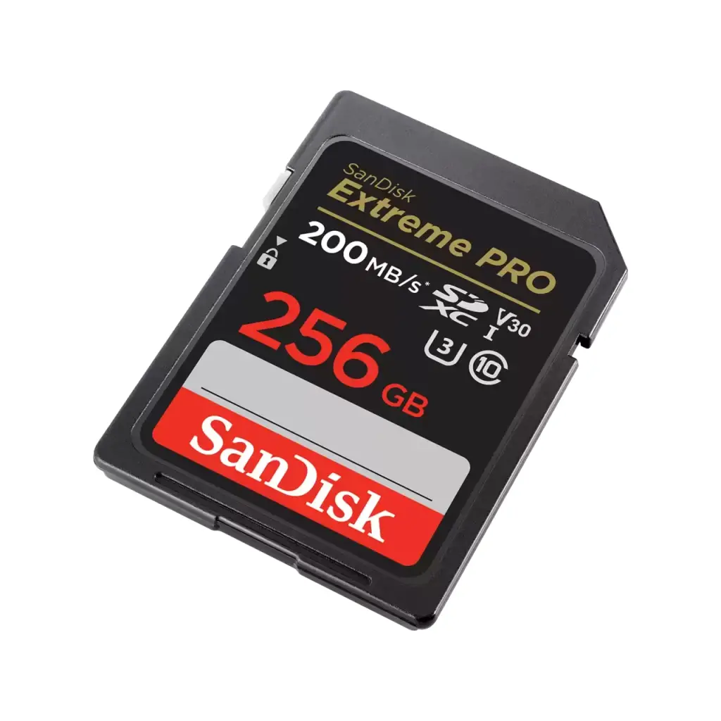 SanDisk Extreme PRO 256GB SDXC UHS-I Class 10 Memory Card