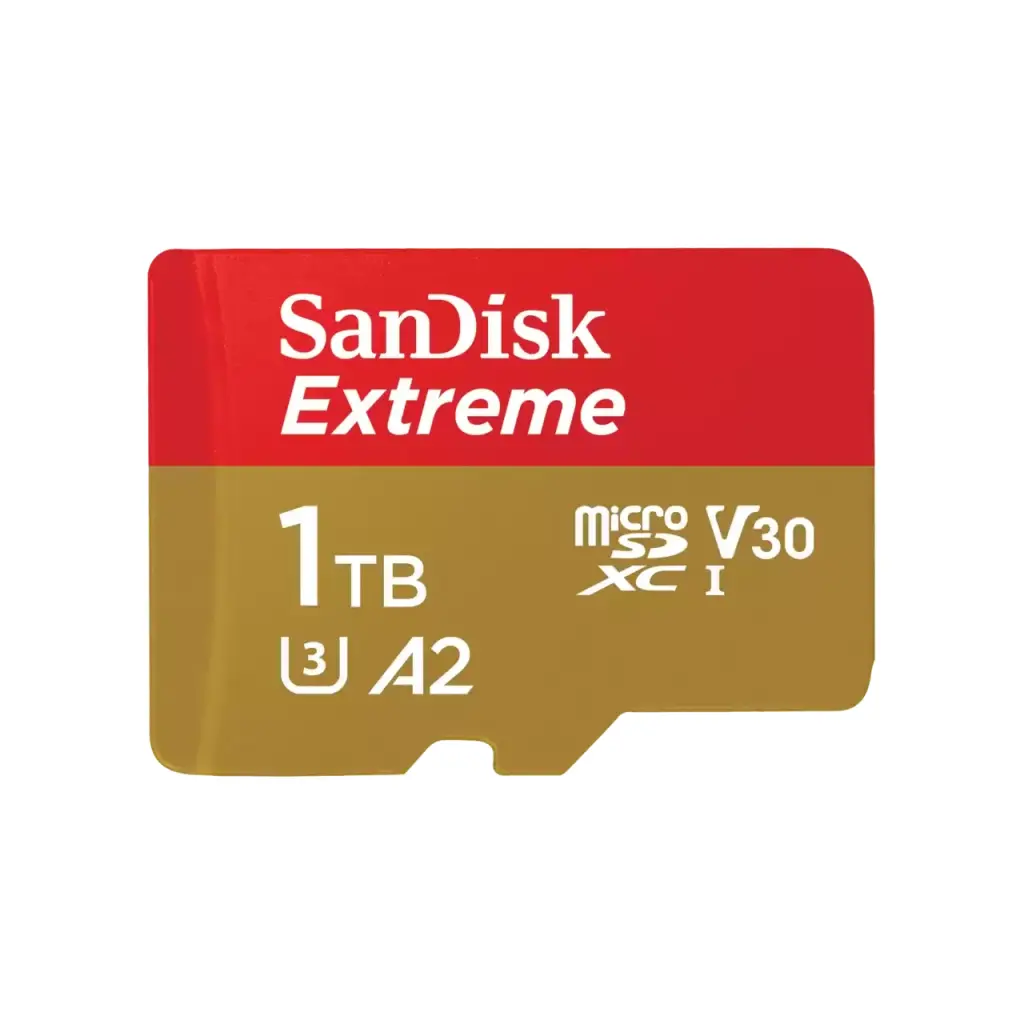 SanDisk Extreme 1TB Class 3 UHS-I MicroSDXC Memory Card and Adapter