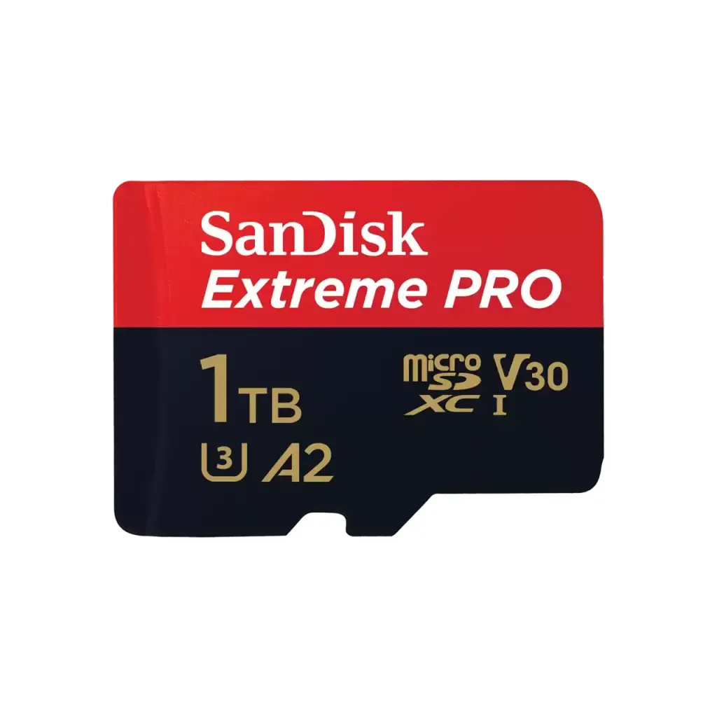 SanDisk Extreme PRO 1TB MicroSDXC UHS-I Class 10 Memory Card and Adapter