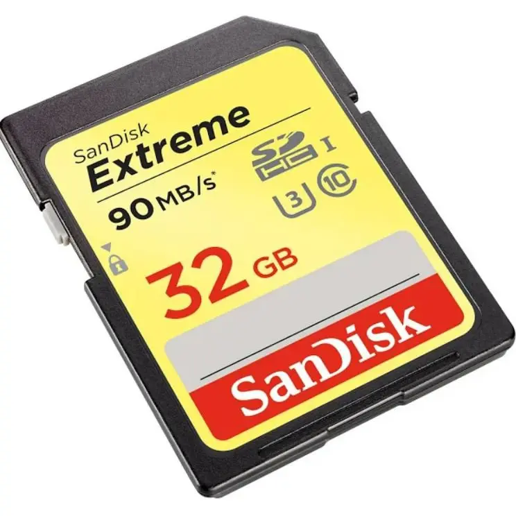 SanDisk Extreme 32B Class 10 SD Memory Card