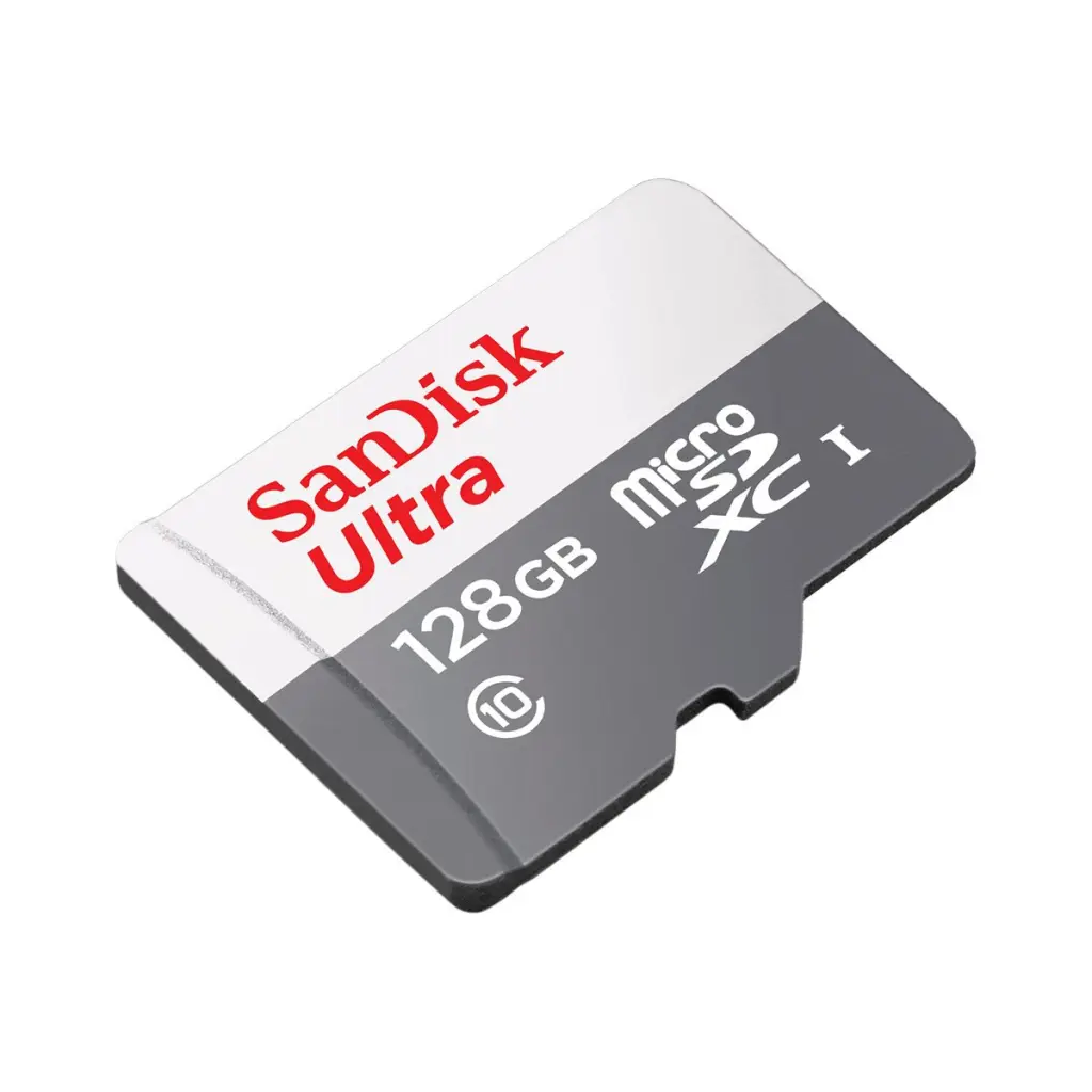 SanDisk Ultra 128GB Class 10 MicroSDXC Memory Card and Adapter