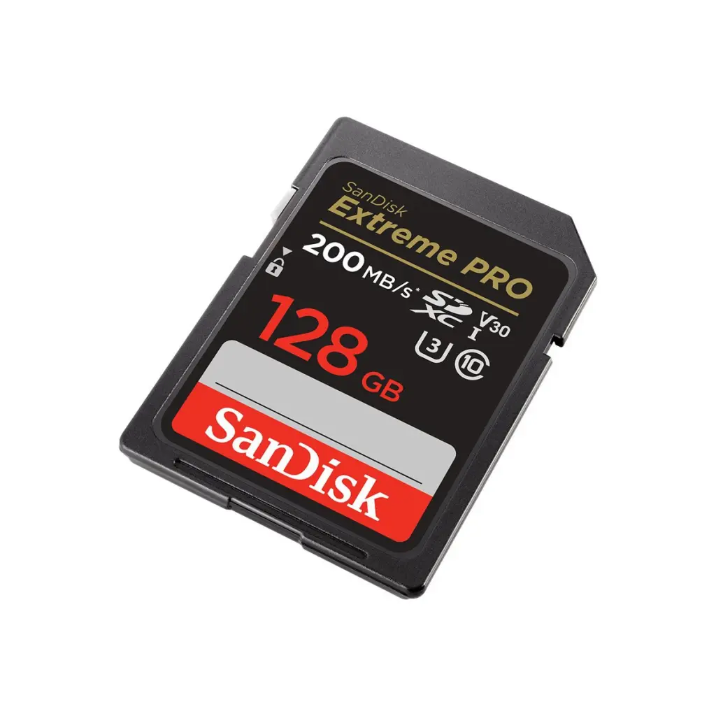 SanDisk Extreme PRO 128GB SDXC UHS-I Class 10 Memory Card