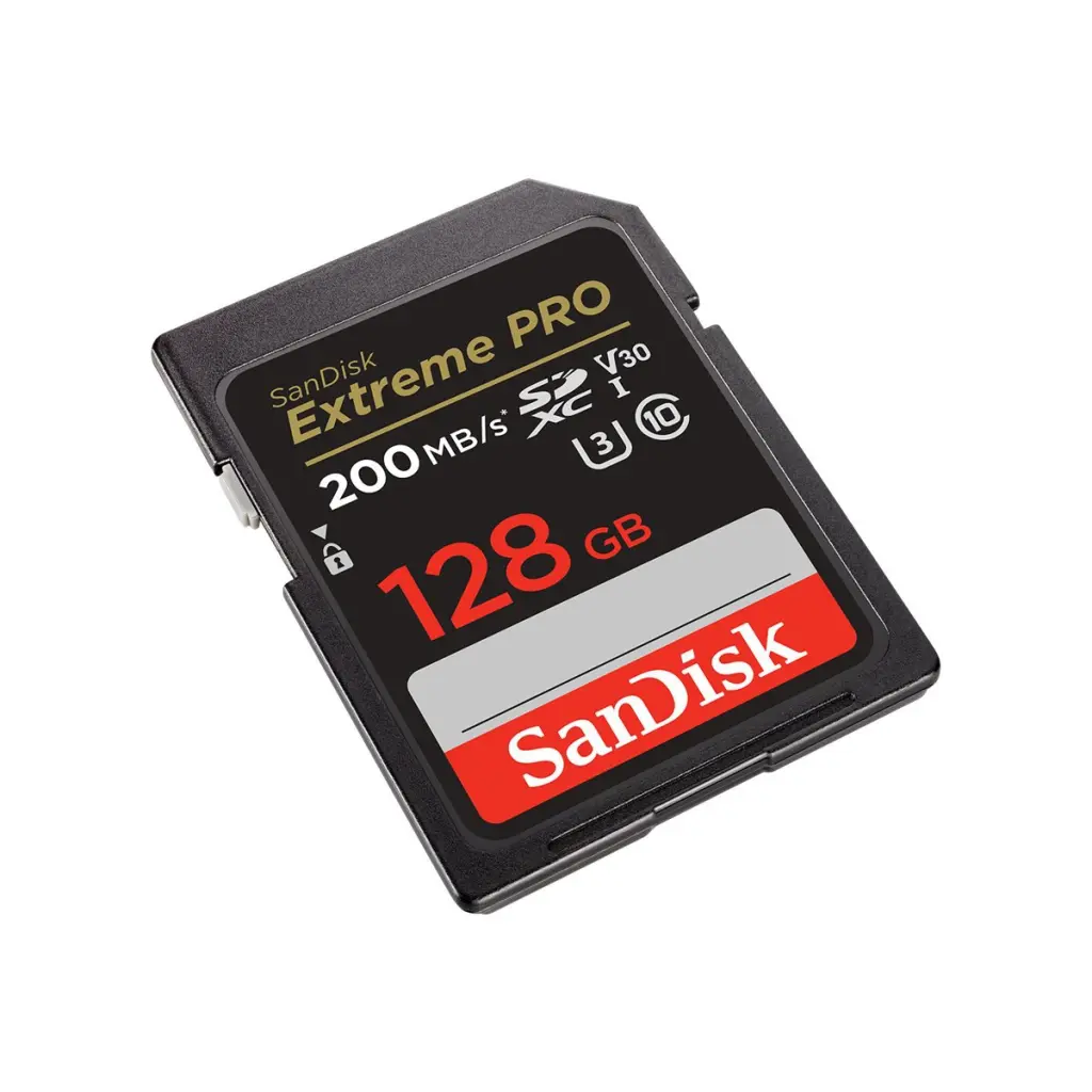 SanDisk Extreme PRO 128GB SDXC UHS-I Class 10 Memory Card