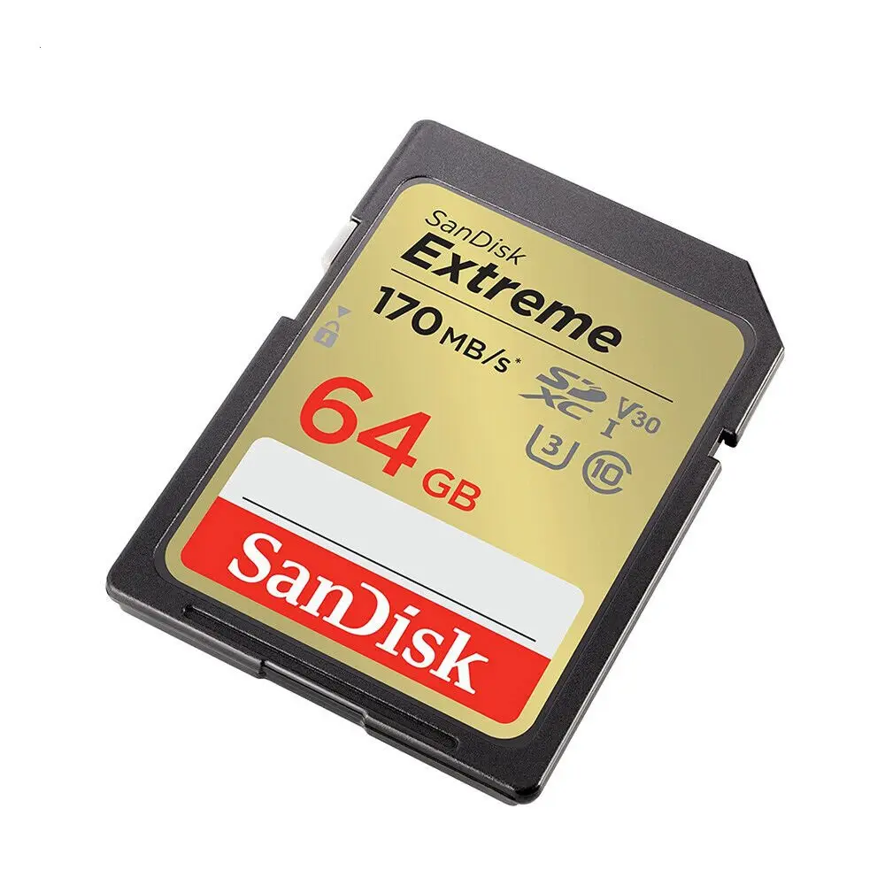 SanDisk Extreme 64GB SDXC UHS-1 Class 10 Memory Card