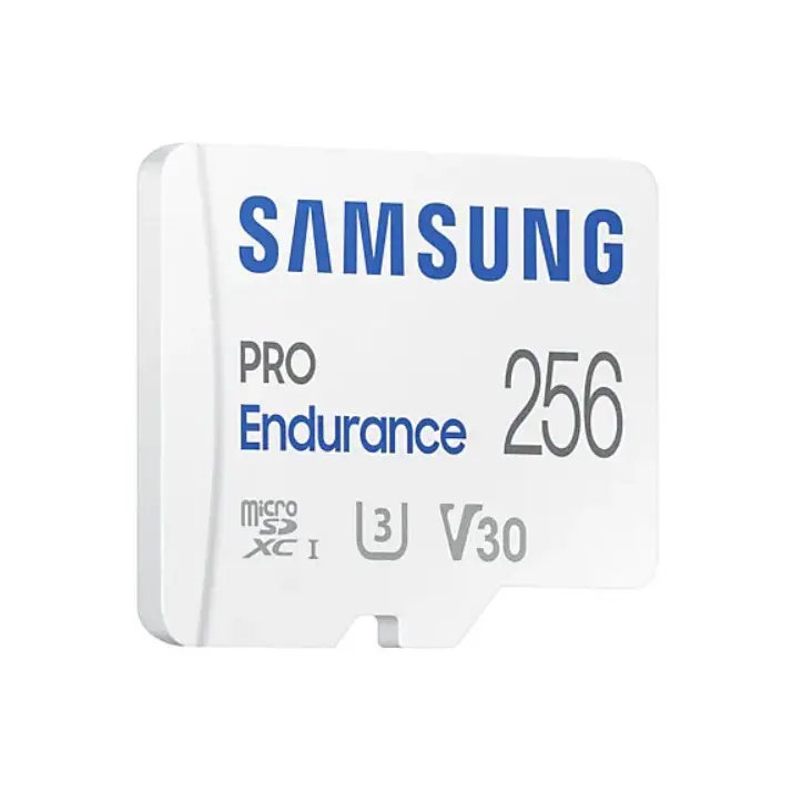 Samsung PRO Endurance 256GB Class 10 MicroSDHC Memory Card and Adapter