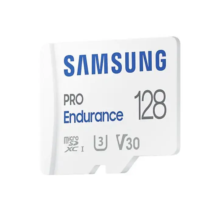 Samsung PRO Endurance 128GB Class 10 MicroSDHC Memory Card and Adapter