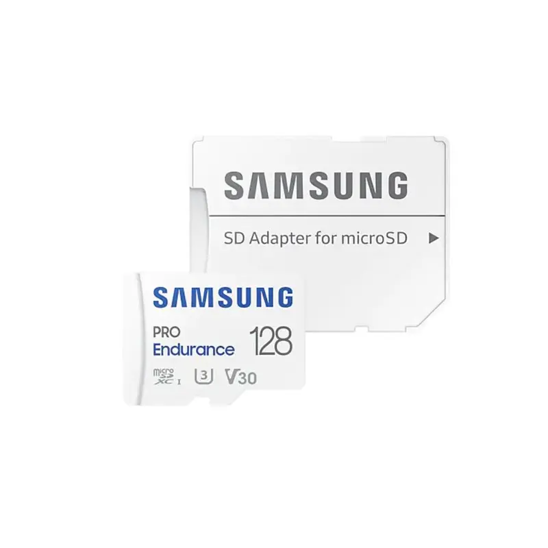 Samsung PRO Endurance 128GB Class 10 MicroSDHC Memory Card and Adapter