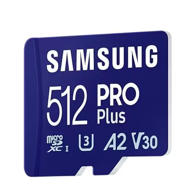 Samsung Pro Plus 512GB MicroSDXC UHS-I Class 10 Memory Card and Adapter