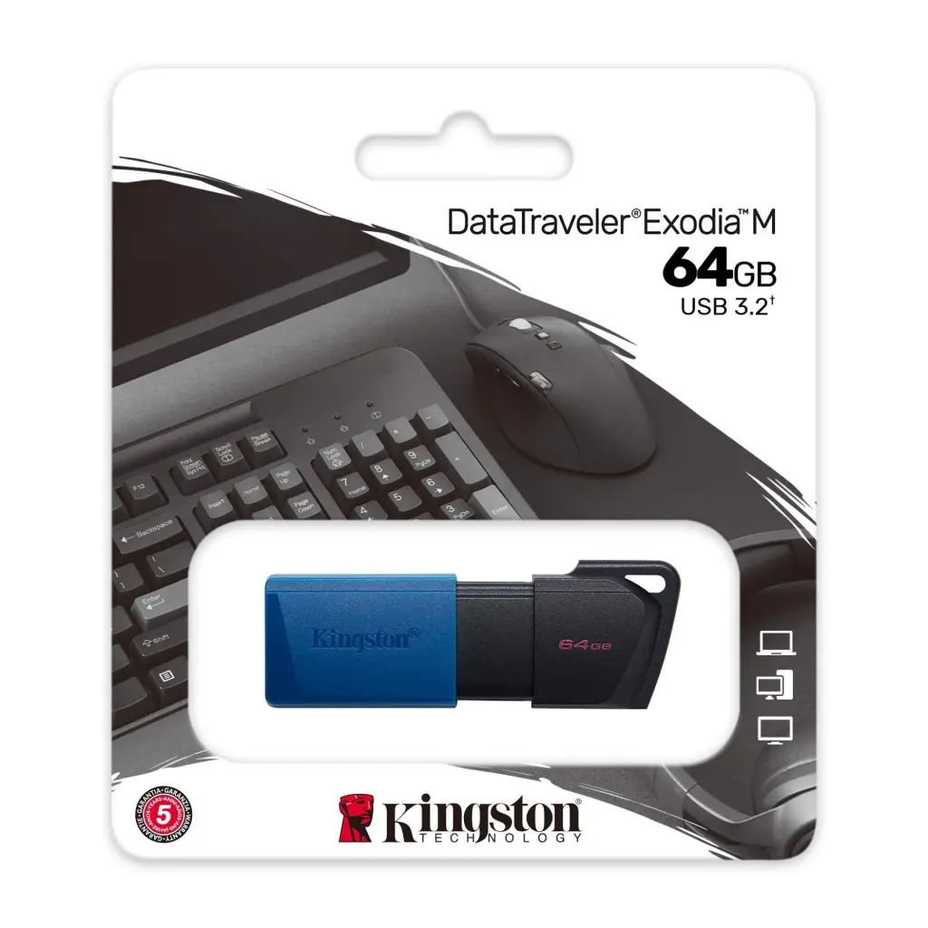 Kingston Technology DataTraveler Exodia M 64GB USB-A Flash Drive