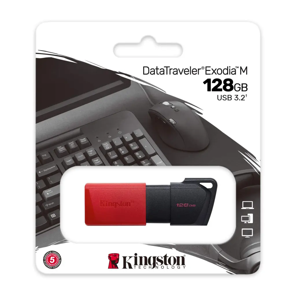 Kingston Technology DataTraveler Exodia M 128GB USB-A Flash Drive