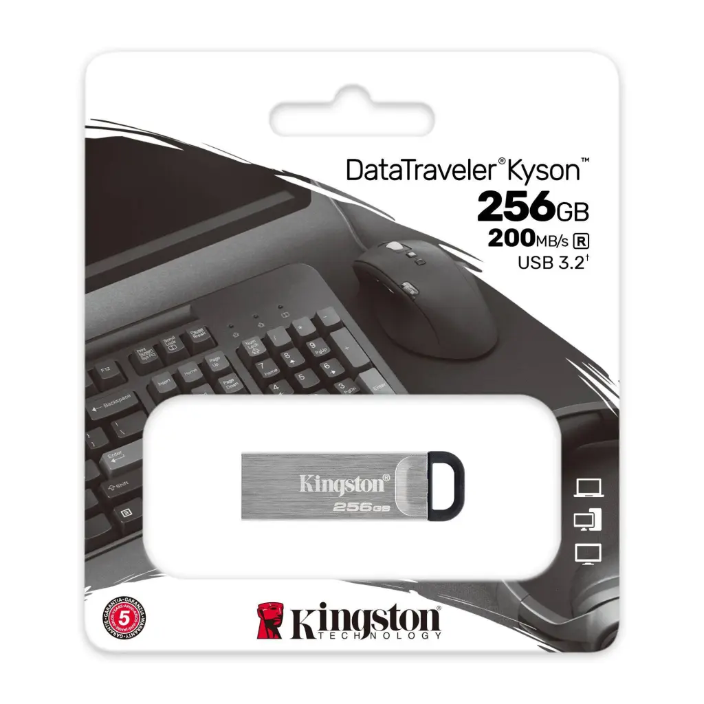 Kingston Technology DataTraveler Kyson 256GB USB3.2 Gen 1 Flash Drive