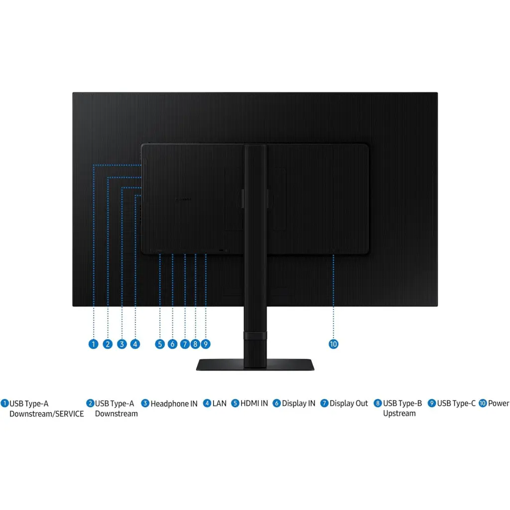 Samsung S6 ViewFinity 32 Inch 2560 x 1440 Pixels Quad HD IPS Panel HDMI DisplayPort USB-C Monitor