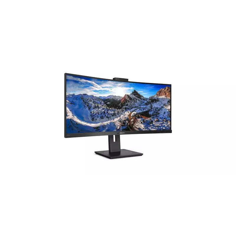 Philips P Line 346P1CRH 34 Inch Ultra Wide Quad HD 3440 x 1440 Pixels 100Hz Refresh Rate USB C LED Monitor