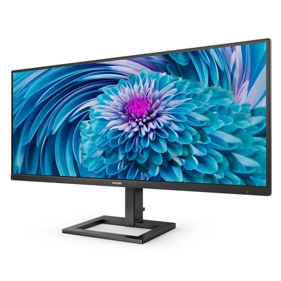 Philips E Line 346E2LAE 34 Inch 3440 x 1440 Pixels Wide Quad HD VA Panel HDMI DisplayPort USB-C Monitor