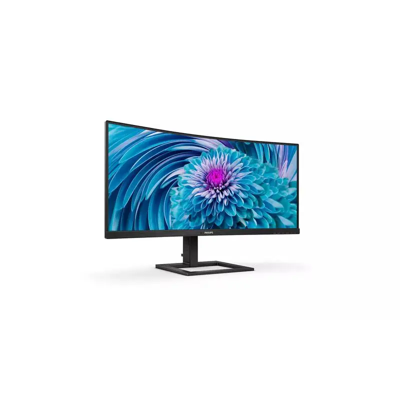 Philips E Line 346E2CUAE 34 Inch 3440 x 1440 Full HD Resolution Curved Wide Quad HD 100Hz Refresh Rate DisplayPort USB HDMI USB C LED Monitor