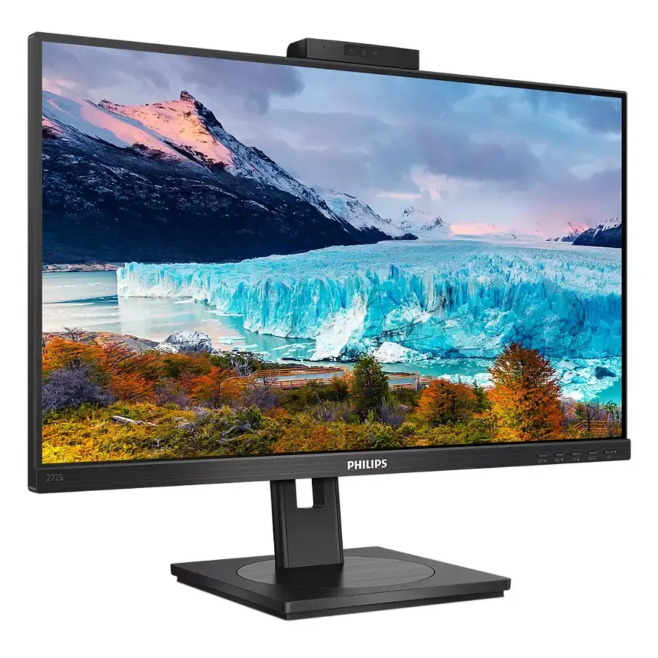 Philips S Line 272S1MH 27 Inch 1920 x 1080 Pixels Full HD IPS Panel HDMI DVI VGA DisplayPort LED Monitor Built-in Webcam