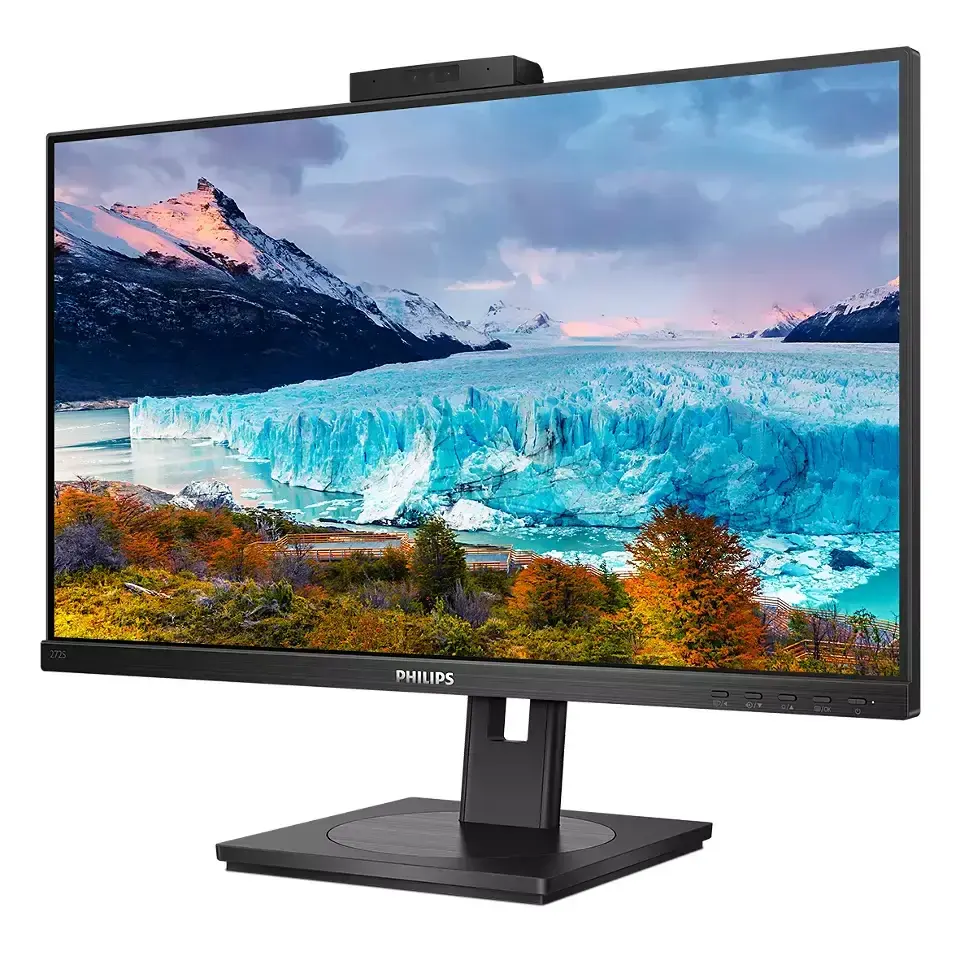 Philips S Line 272S1MH 27 Inch 1920 x 1080 Pixels Full HD IPS Panel HDMI DVI VGA DisplayPort LED Monitor Built-in Webcam