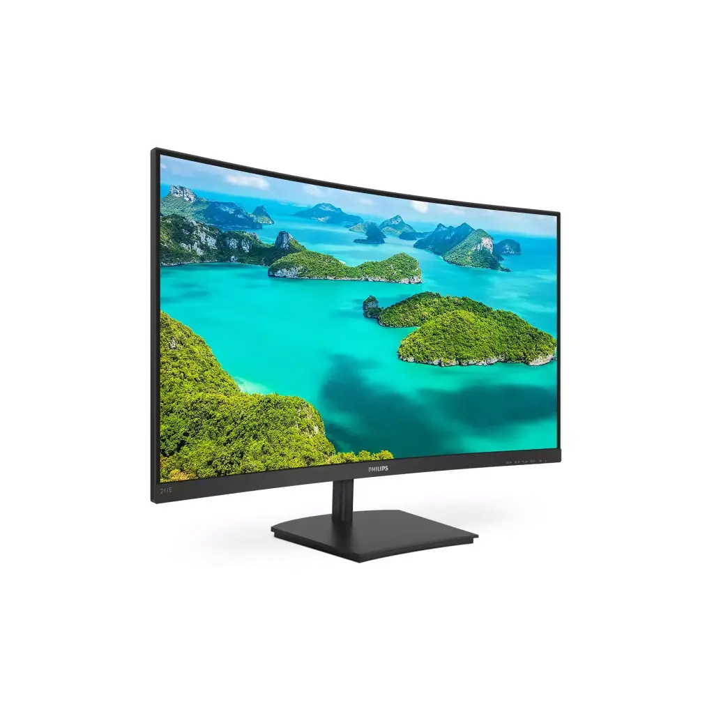 Philips E Line 241E1SCA 23.6 Inch 1920 x 1080 Pixels Full HD VA Panel FreeSync HDMI VGA Monitor