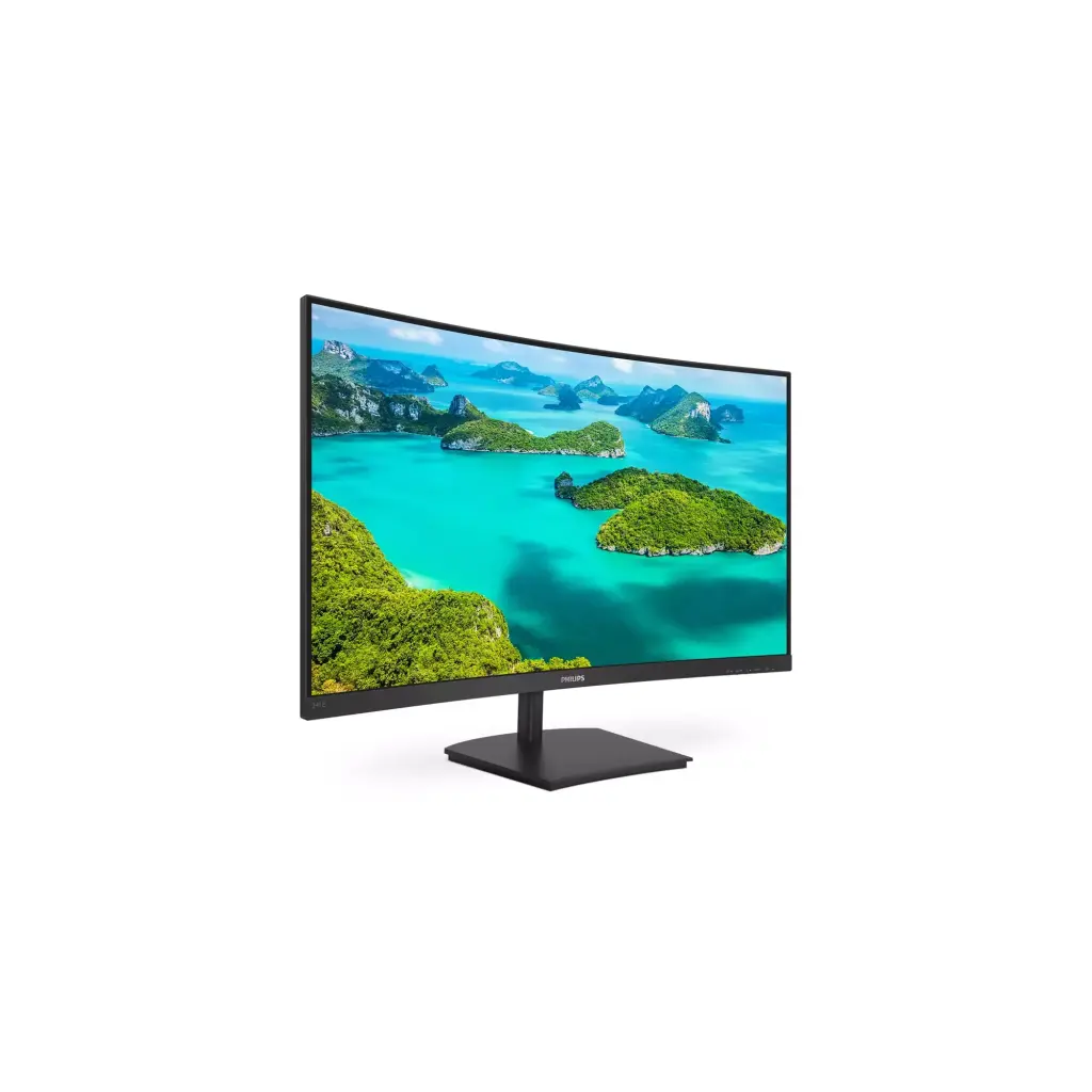 Philips E Line 241E1SC 24 Inch 1920 x 1080 Pixels Full HD VA Panel FreeSync 4ms Response Time HDMI VGA LED Monitor