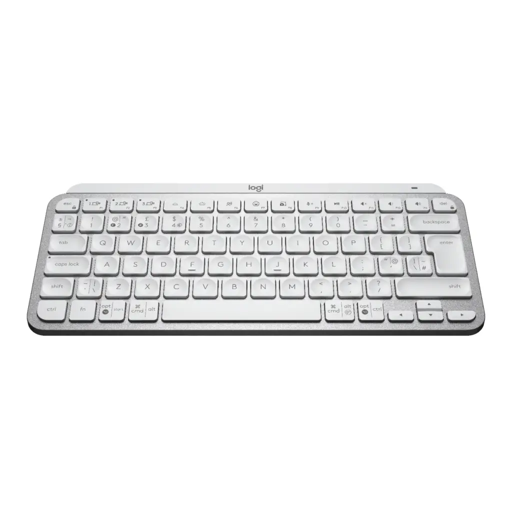 Logitech MX Keys Mini RF Wireless Bluetooth QWERTY English Keyboard Pale Grey