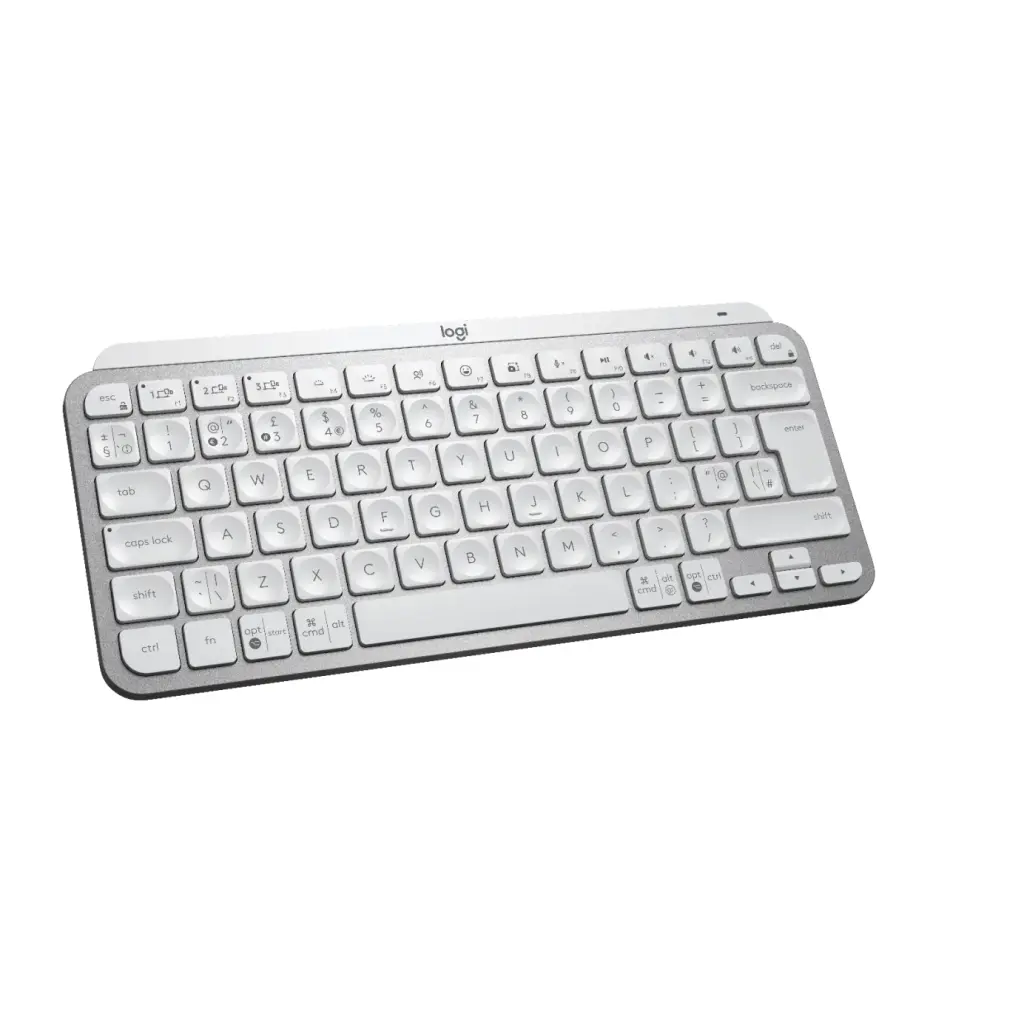 Logitech MX Keys Mini RF Wireless Bluetooth QWERTY English Keyboard Pale Grey