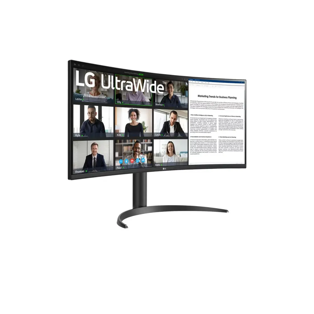 LG 34WR55QK-B 34 Inch 3440 x 1440 Pixels Wide Quad HD VA Panel HDMI DisplayPort USB-C Monitor