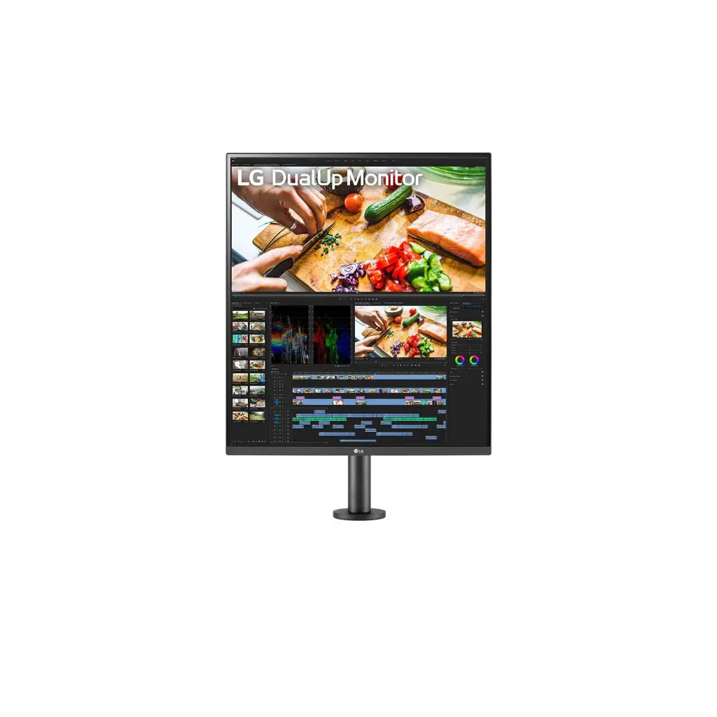 LG 28MQ780B 27.6 Inch 2560 x 2880 Pixels Quad HD Resolution DualUp Ergo HDMI DisplayPort USB LED Monitor