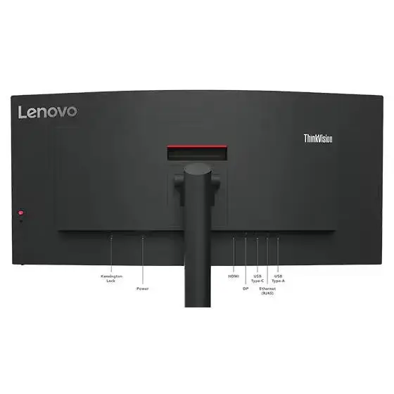 Lenovo ThinkVision T34w-30 34 Inch 3440 x 1440 Pixels Wide Quad HD VA Panel HDMI DisplayPort USB-C Monitor