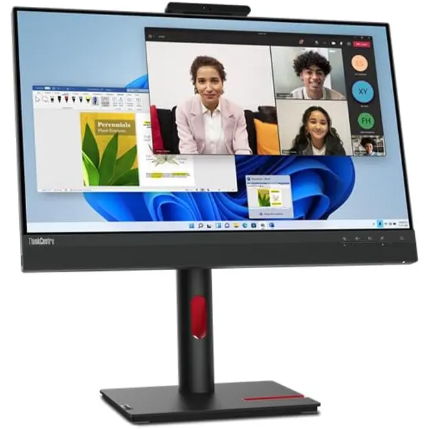 Lenovo ThinkCentre Tiny-In-One Gen 5 23.8 Inch Touchscreen 1920 x 1080 Pixels Full HD IPS Panel HDMI DisplayPort Monitor