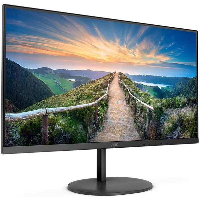 AOC Q27V4EA 27 Inch 2560 x 1440 Pixels Quad HD IPS Panel HDMI DisplayPort Monitor