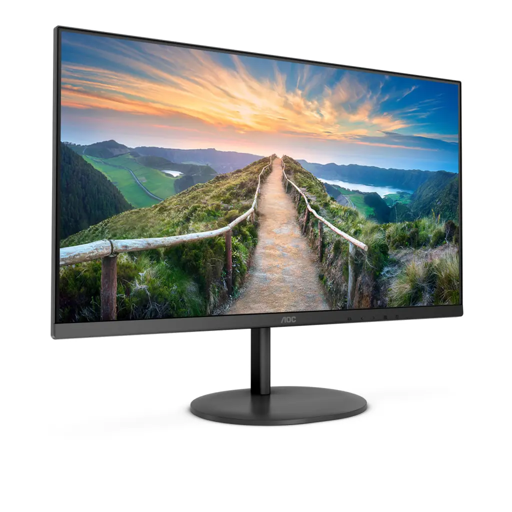 AOC V4 Q24V4EA 23.8 Inch 2560 x 1440 Pixels 2K Ultra HD Resolution 75Hz Refresh Rate 4ms Response Time HDMI DisplayPort LED Monitor