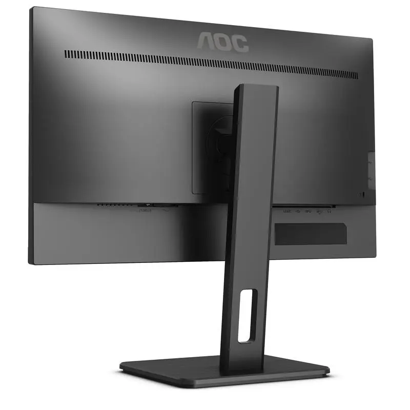 AOC Q24P2Q 23.8 Inch 2560 x 1440 1440p Quad HD 75Hz IPS Async MM HA HDMI VGA DP USB LED Monitor Black