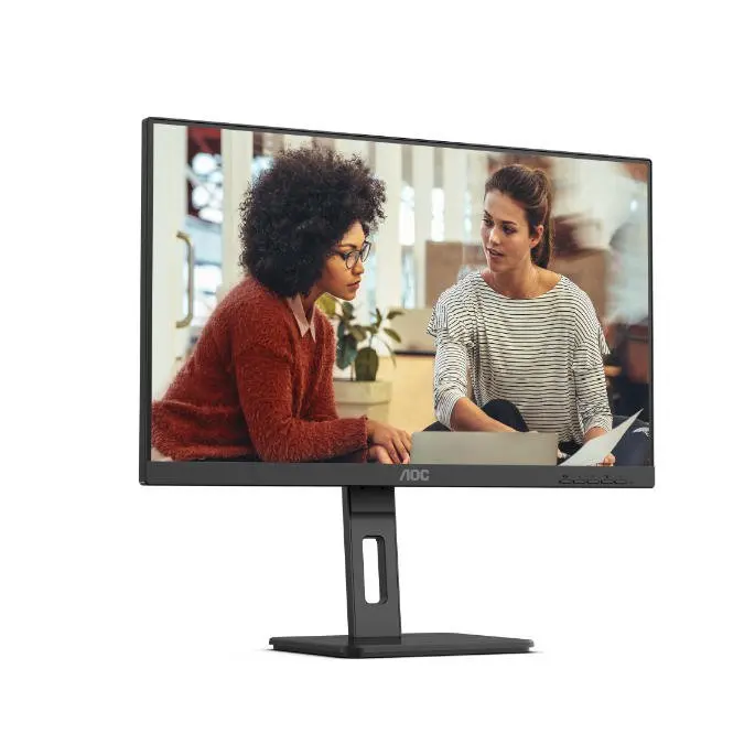 AOC 27E3QAF 27 Inch 1920 x 1080 Pixels Full HD IPS Panel HDMI VGA DisplayPort Height Adjustable Monitor