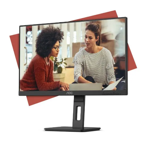 AOC 27E3QAF 27 Inch 1920 x 1080 Pixels Full HD IPS Panel HDMI VGA DisplayPort Height Adjustable Monitor