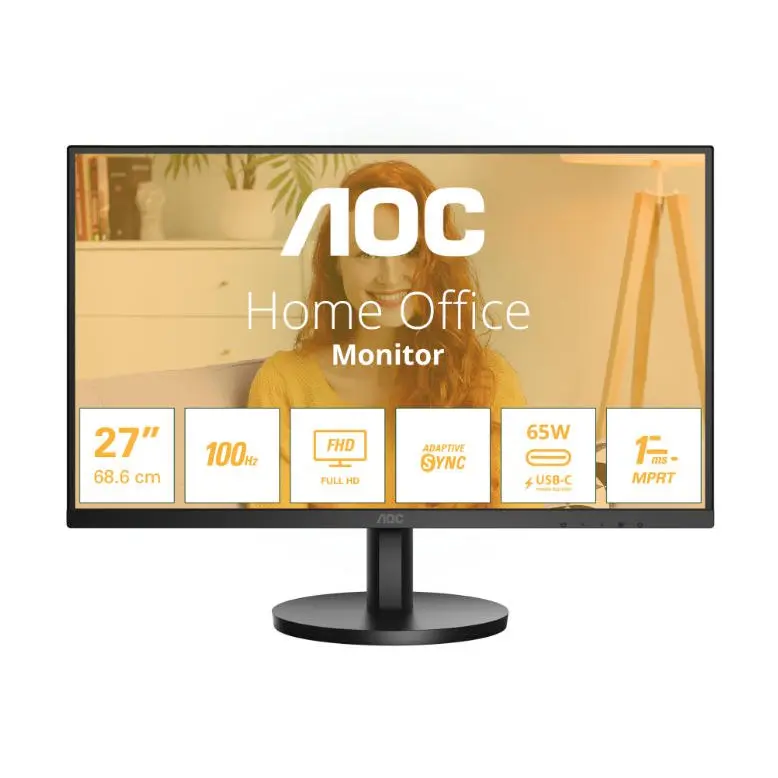 AOC Basic-Line B3 27 Inch 1920 x 1080 Pixels Full HD IPS Panel HDMI USB-C Monitor