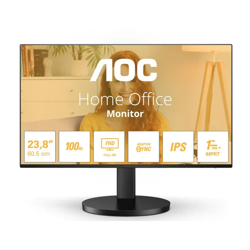 AOC Basic-Line B3 23.8 Inch 1920 x 1080 Pixels Full HD IPS Panel HDMI VGA Monitor