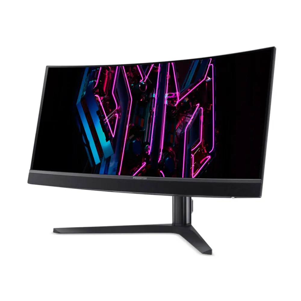 ACER Predator X34Vbmiiphuzx 34 Inch 3440 x 1440 Pixels UltraWide Quad HD OLED FreeSync Premium HDMI DisplayPort Gaming Monitor