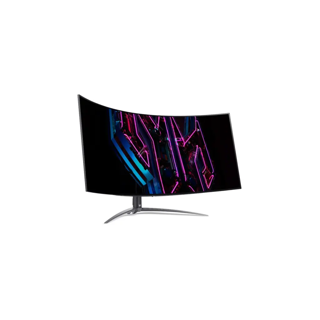 Acer Predator X45 OLED 44.5 Inch 3440 x 1440 Pixels Ultra Wide Quad HD FreeSync Premium HDMI DisplayPort USB Curved Gaming Monitor