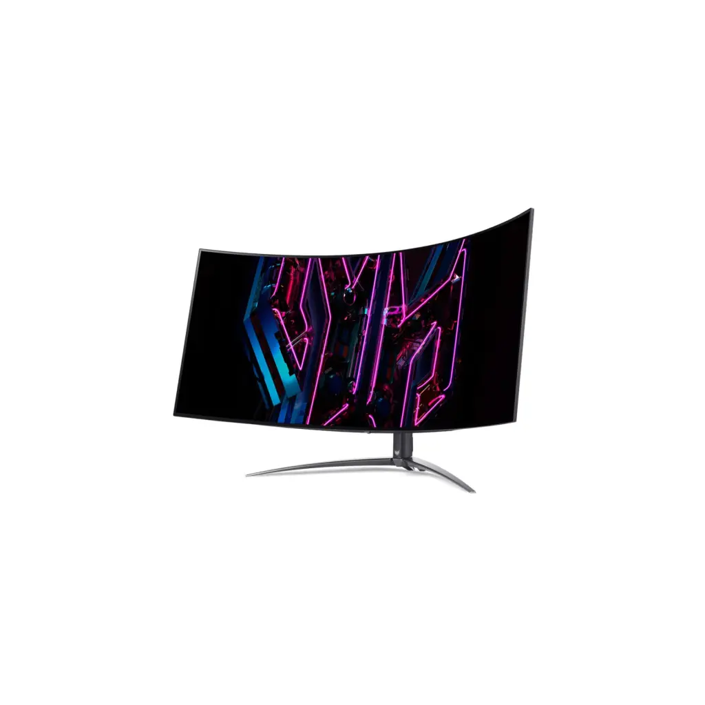 Acer Predator X45 OLED 44.5 Inch 3440 x 1440 Pixels Ultra Wide Quad HD FreeSync Premium HDMI DisplayPort USB Curved Gaming Monitor