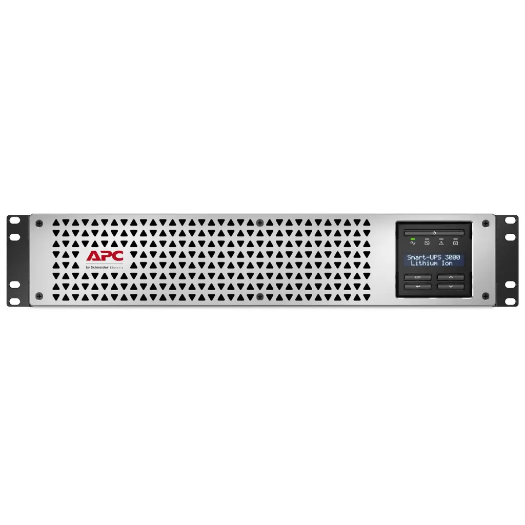 APC Smart-UPS 3000VA Lithium-ion Rack 2U 230V 8x IEC C13 1x IEC C19 SmartConnect with Network Management Card AVR LC