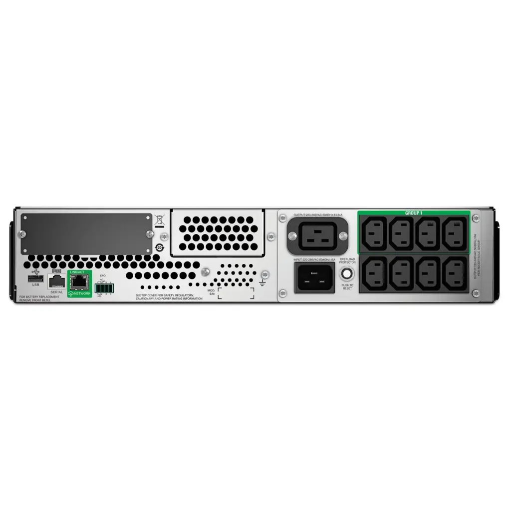 APC Smart-UPS Line Interactive 3000VA Lithium-ion Rack/ 2U 230V 8x IEC C13 + 1x IEC C19 SmartConnect+SmartSlot AVR LCD